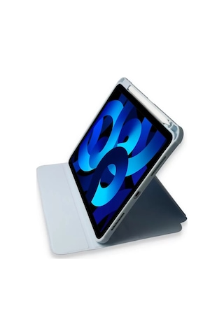 Apple Uyumlu İpad Pro 11 2021 Kılıf Starling 360 Kalemlikli Tablet Kılıf - Mavi Renkli
