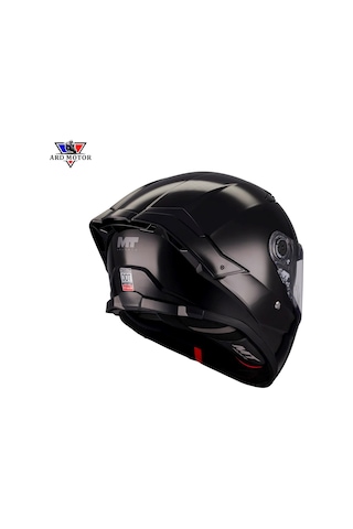 Mt Thunder 4 Sv Puree A1 Parlak Siyah Kapalı Kask Sİyah