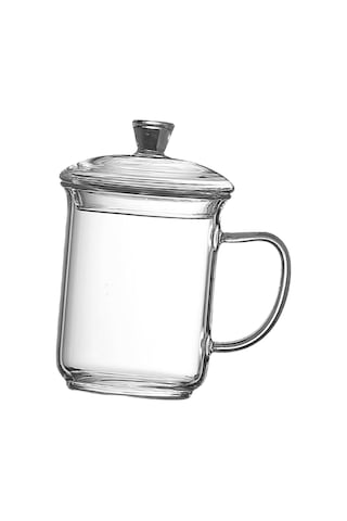 Suntek Meyve Suyu Cappuccino Süt 400ml Için Saplı Cam Kahve 400-ml