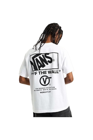 Vans Stacked Hi Ss Tee Erkek Beyaz T-shirt - Vn000pew