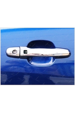 Toyota Corolla Uyumlu Krom Kapı Kolu 4 Kapı 2006-2012 P. Çelik Sensör .