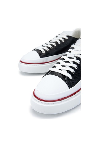 Fabi Erkek Hakiki Deri Siyah/beyaz Sneakers & Spor Ayakkabı 510 Fu0827c Erk Ayk Y24 Nero/bıanco Çok Renkli