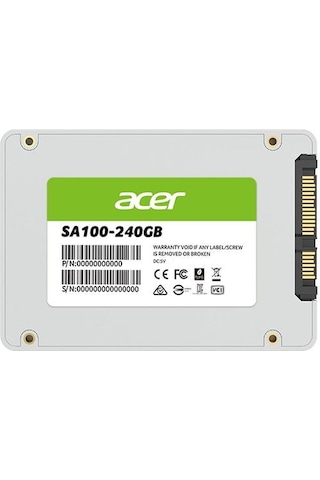 Acer Sa100 2.5'' Sata 240gb Ssd