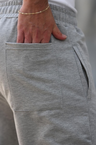 Madmext Gri Rahat Kesim Erkek Battal Boy Eşofman Altı E6584 Gri