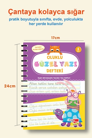 Oluklu Güzel Yazı Defteri