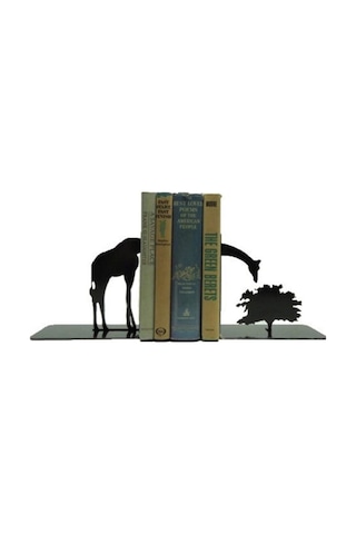 Zürafa Desenli Kitap Desteği - Dekoratif Estetik Kitap Tutucu ( 2