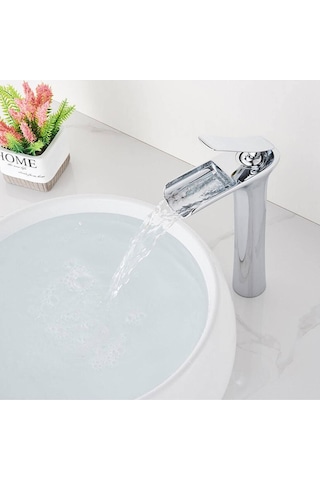 Hilal Yedi Yapı Market Şelale Çanak Lavabo Bataryası Krom