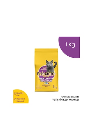 Econature Yetişkin Gurme Kedi Maması 1 Kg En Az 3 Adet
