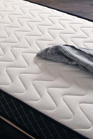 Niron Premium Katlanır Yatak 90x200 Cm Paket Yaylı Lüks Yatak Ve Kaydırmaz Kumaş Kaplı Karyola