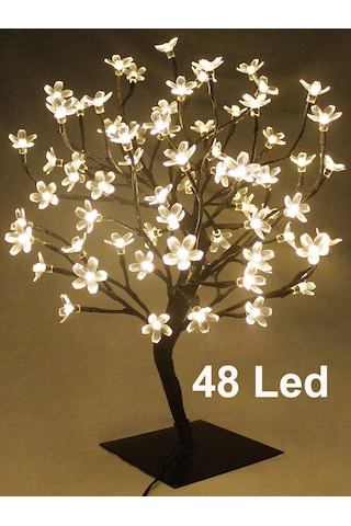 Greentech Dekoratif Kiraz Ağacı Masaüstü Usb Led Lamba / Gt-cl16 Siyah