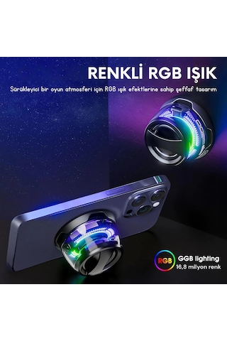 Etashop Manyetik Rgb Mini Bluetooth Hoparlör Telefon Tutuculu 5w Stereo Ses Ipx5 Su Geçirmez