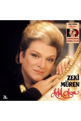 Zeki Müren Helal Olsun Renkli Plak Lp Plak