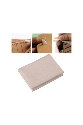 Trendooze Deri Kenar Zımparalama Bezi, Taşınabilir Kendin Bej Bej