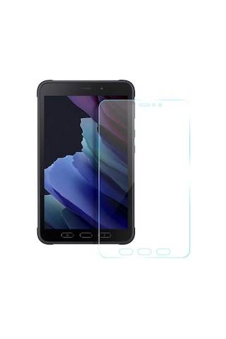 Zore Samsung Galaxy Tab Active 3 T577 Uyumlu Omsy Tablet Temperli Cam Ekran Koruyucu-renksiz