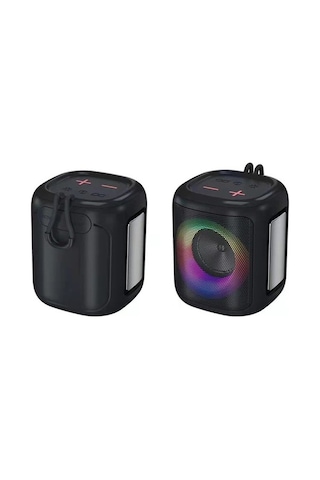Besthome1 Su Geçirmez Bluetooth Hoparlör - 5.2 Bt, 8w Bass, Rgb Işık