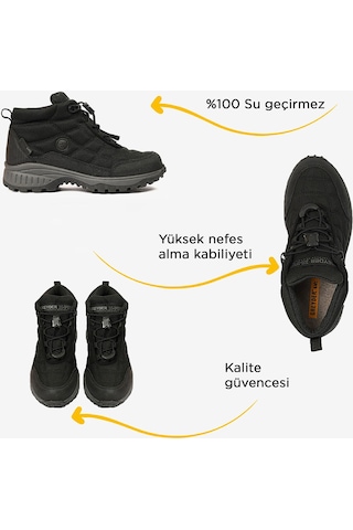 Greyder Erkek Çocuk Siyah Su Geçirmez Outdoor Bot 5k5gb00170 Siyah