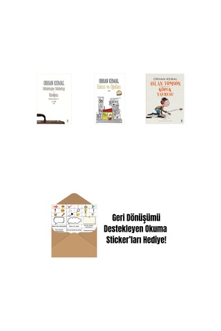 Müfettişler Müfettişi - Üçkâğıtçı 2 Kitap Bir Arada + Eskici Ve Oğulları Midi Boy + Aslan Tomson - Köpek Yavrusu + Okuma Sticker'ları
