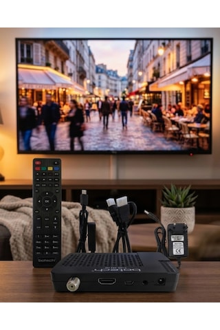 Mey İthalat Hd Uydu Receiver Usb Medya Oynatıcı Özellikli Çok Dilli Menü Destekli