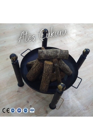 Ozystove Ateş Çukuru Bahçe Şömine 100 Cm