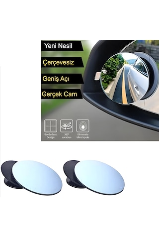 Kör Nokta Ayna 50mm Ayarlanabi Li R Çerçevesi Z Yeni Nesil Set