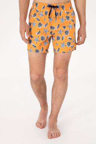 U.s. Polo Assn. Erkek Turuncu Deniz Şortu 50301284-vr051 Turuncu