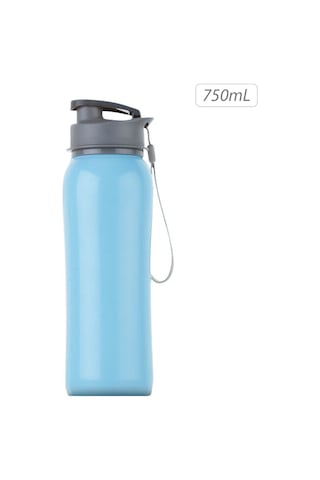 Yaleker 750ml Paslanmaz Çelik Spor Su Şişesi - Sızdırmaz, Taşıma Askılı, Hiking Ve Spor İçin Diğer