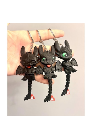 Toothless Anahtarlık Seti Siyah