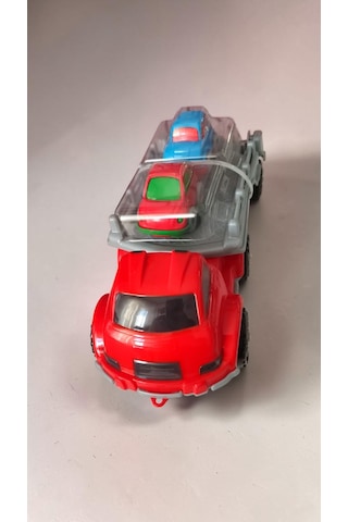 Transport Mini Arabalı Kamyon Boyut:30cm Mini Arabalar:7cm
