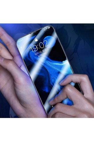 Apple Uyumlu iPhone 13 Pro Max 9d Tam Kaplayan Parmak Izi Bırakmayan Ekran Koruyucu Film
