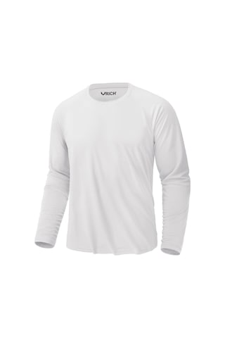 Rich Erkek Beyaz Basic Uzun Kollu Tişört Body T-shirt Beyaz
