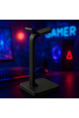 Gamer Kulaklık Standı - Dekoratif Kulaklık Tutucu 24cm