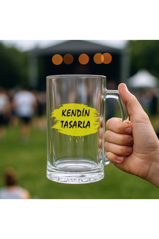 Kendin Tasarla Bardak - Kişiye Özel Bardak Satıya Sor 2 Bira Bardağı