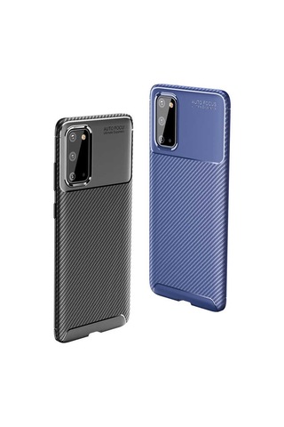 Samsung Galaxy Uyumlu S20 Kilif Karbon Silikon Case 417936089