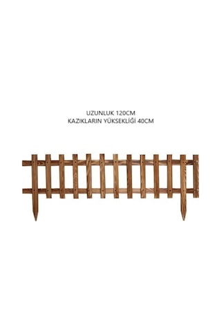 Ahşap Bahçe Çiti Kazıklı Sınır Çiti Ahşap Bahçe Çiti Kazıklı Sınır Çiti