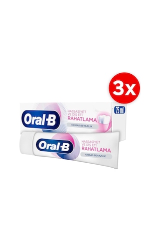 Oral-B Hassasiyet ve Diş Eti Diş Macunu 3 x 75 ML