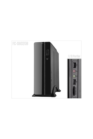 Frisby FC-S6020B 300W Kulplu Slim Tower Matx Bilgisayar Kasası