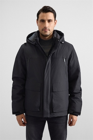 Süvari Siyah Slim Cepsiz Mont Mn2008700501-s09 Siyah