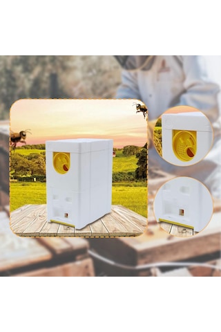 Homyl Kraliçe Arı Yetiştirme Kutusu Köpük Kovanı Bahçe