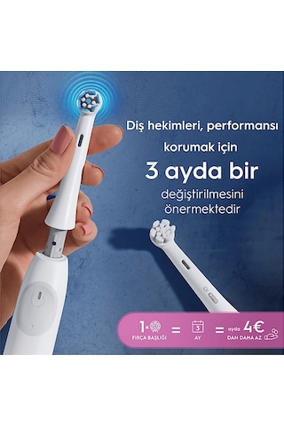 Oral B İo Sensitive White 2'li Diş Fırçası Yedek Başlık