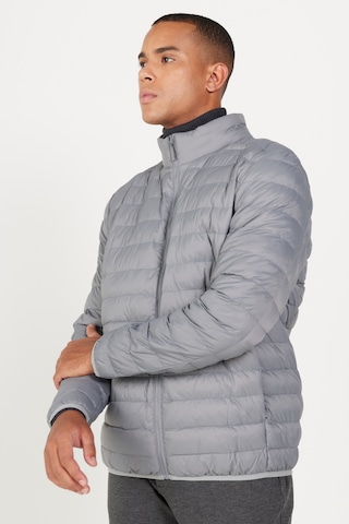 AC&Co / Altınyıldız Classics Erkek Grı Standart Fit Normal Kesim Dik Yaka Mont Gri