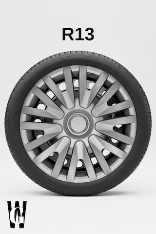Skoda Forman 13 İnç Jant Kapağı 4 Adet Gri G110