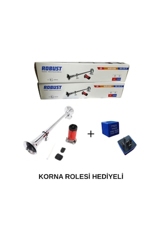 Robust Marin Korna Tekne Kamyon Kamyonet Kendinden Havalı Motorlu 12v Marin Korna Role li