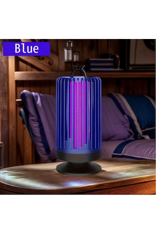 Boatshop1 Blue Ev Sinek Kovucu Lamba Uzun Ömürlü Sivrisinek Tuzağı Gece Sessiz Böcek Yakalama Cihazı Ev Kullanımı İçin