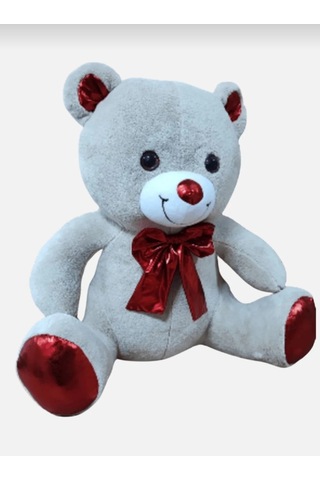 Peluş Ayı Papyonlu Ayıcık Açık Bej