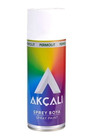Akçalı 326 Parlak Siyah Sprey Boya 400 ML
