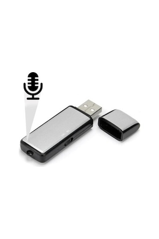 Teknospy 32 GB USB Ses Kayıt Dinleme Flash Bellek Cihazı Voice Recorder