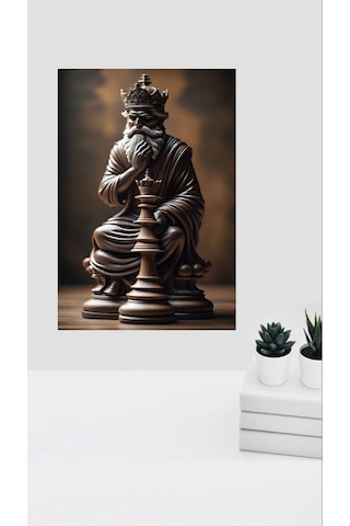 Satranç Tablo Ev Duvar Salon Mutfak Dekarasyon Kanvas Tablo Canvas Ölçü Seçmeyi Unutmayınız :