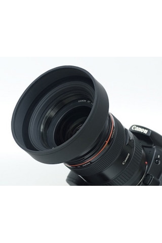 67 MM Üç Kademeli Kauçuk Lens Hood (Parasoley)