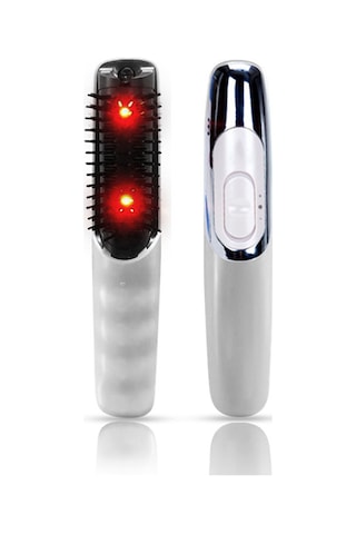 Vkemall Kızılötesi Ve Masaj Özellikli Çıkarılabilir Fırçalı Elektrikli Saç Tarak - Stres Ve Baş Ağrısına Karşı Rahatlama