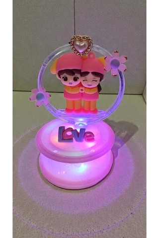 Sevgililer Gününe Özel Sevgili Love Fanus Işıklı Hediyelik Doum Günü Boyut:12cm 8cm